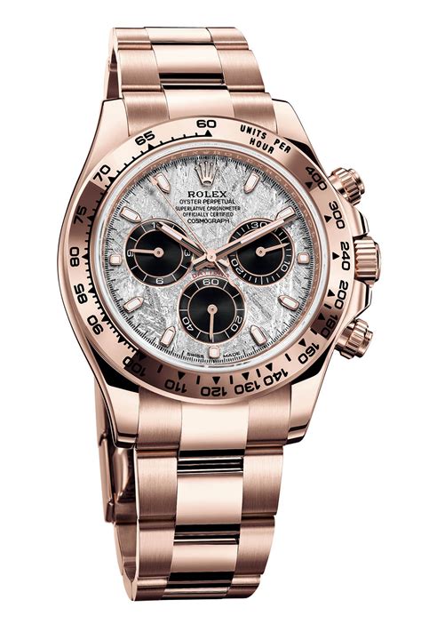 rolex daytona meteorite rose gold|Rolex cosmograph daytona everose gold.